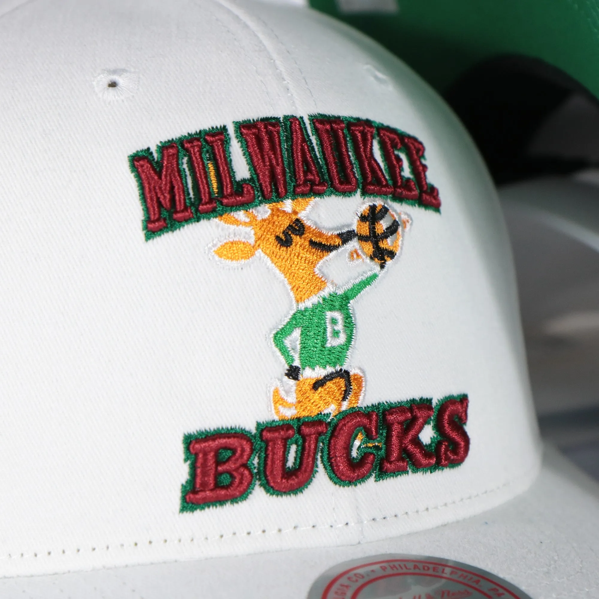 Milwaukee Bucks NBA Hardwood Classics All in Pro Green Bottom | White Snapback Hat