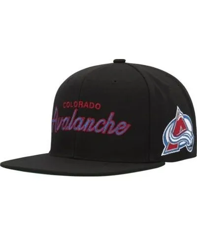 Mitchell & Ness Men's NHL Colorado Avalanche Core Team Script 2.0 Snapback Hat