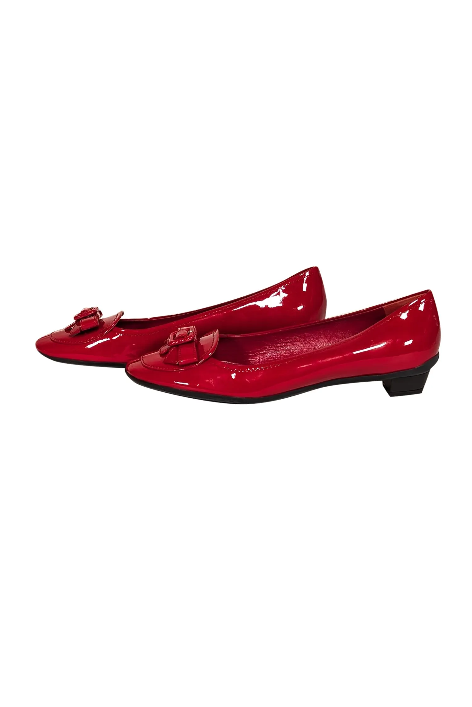 Miu Miu - Red Patent Leather Loafers Sz 8