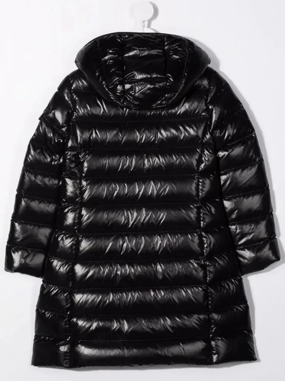 Moncler Moka Long Coat Black