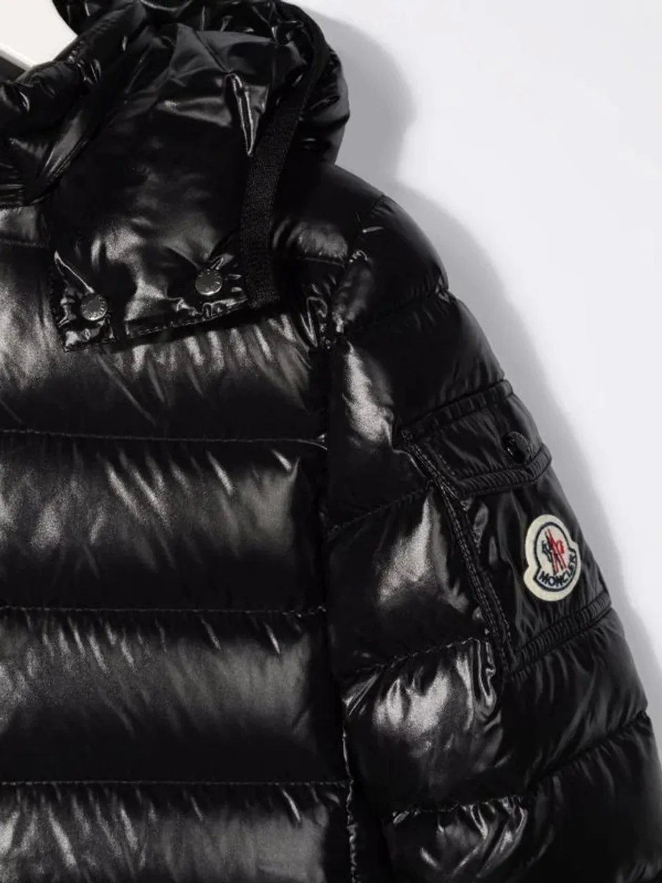 Moncler Moka Long Coat Black