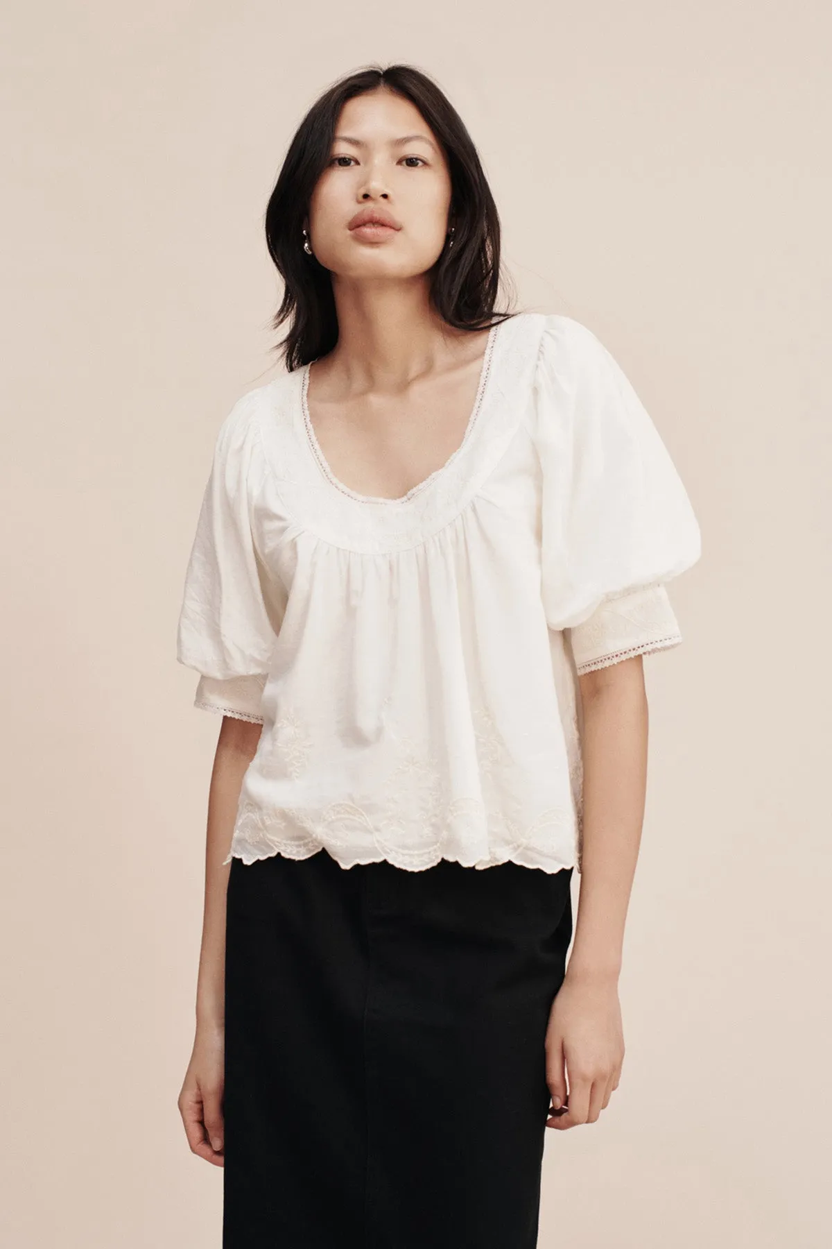 MYLAH TOP - CREAM