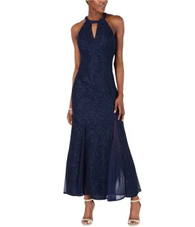 Nightway Womens Glitter Gown Dress, TW2