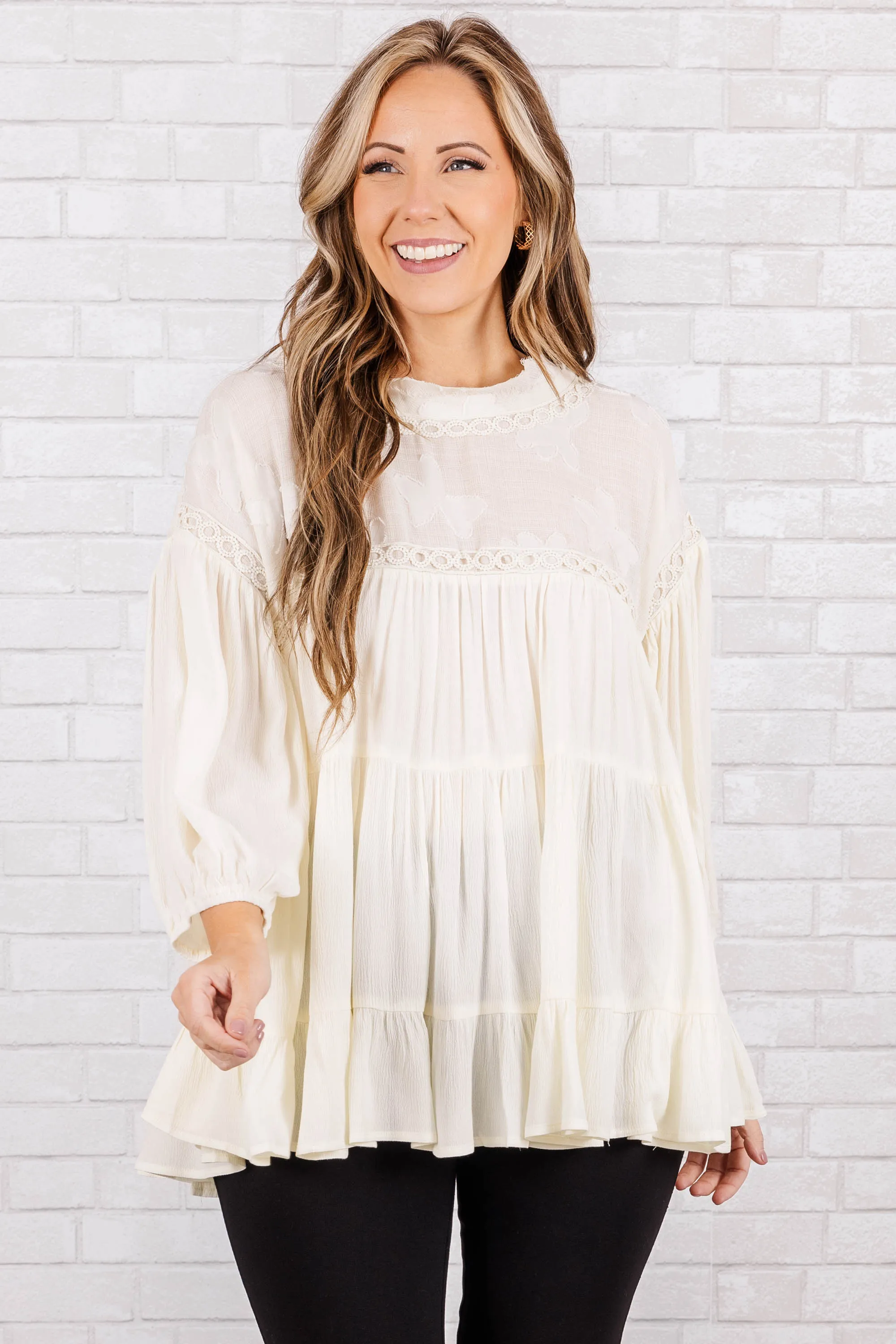 Pretty Soul Top, Cream