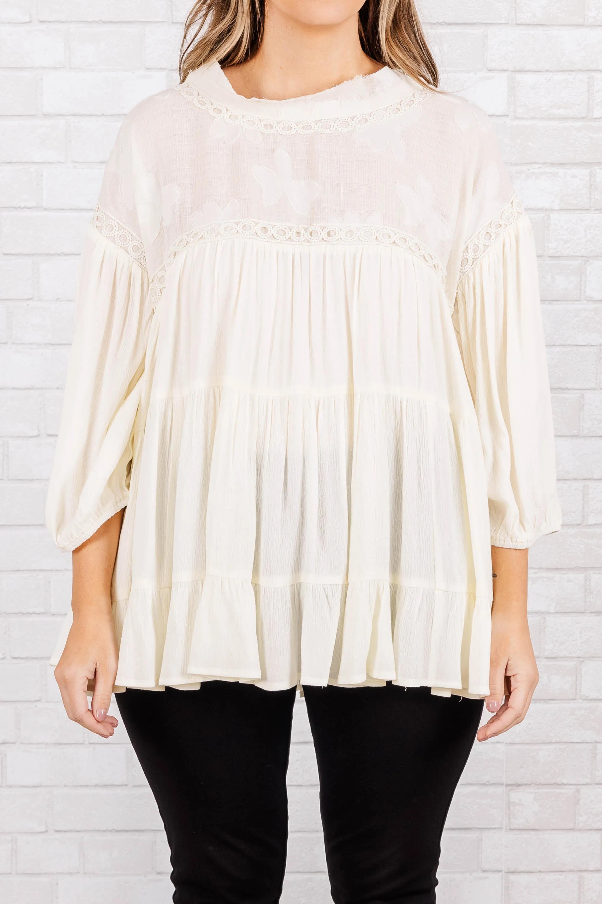 Pretty Soul Top, Cream