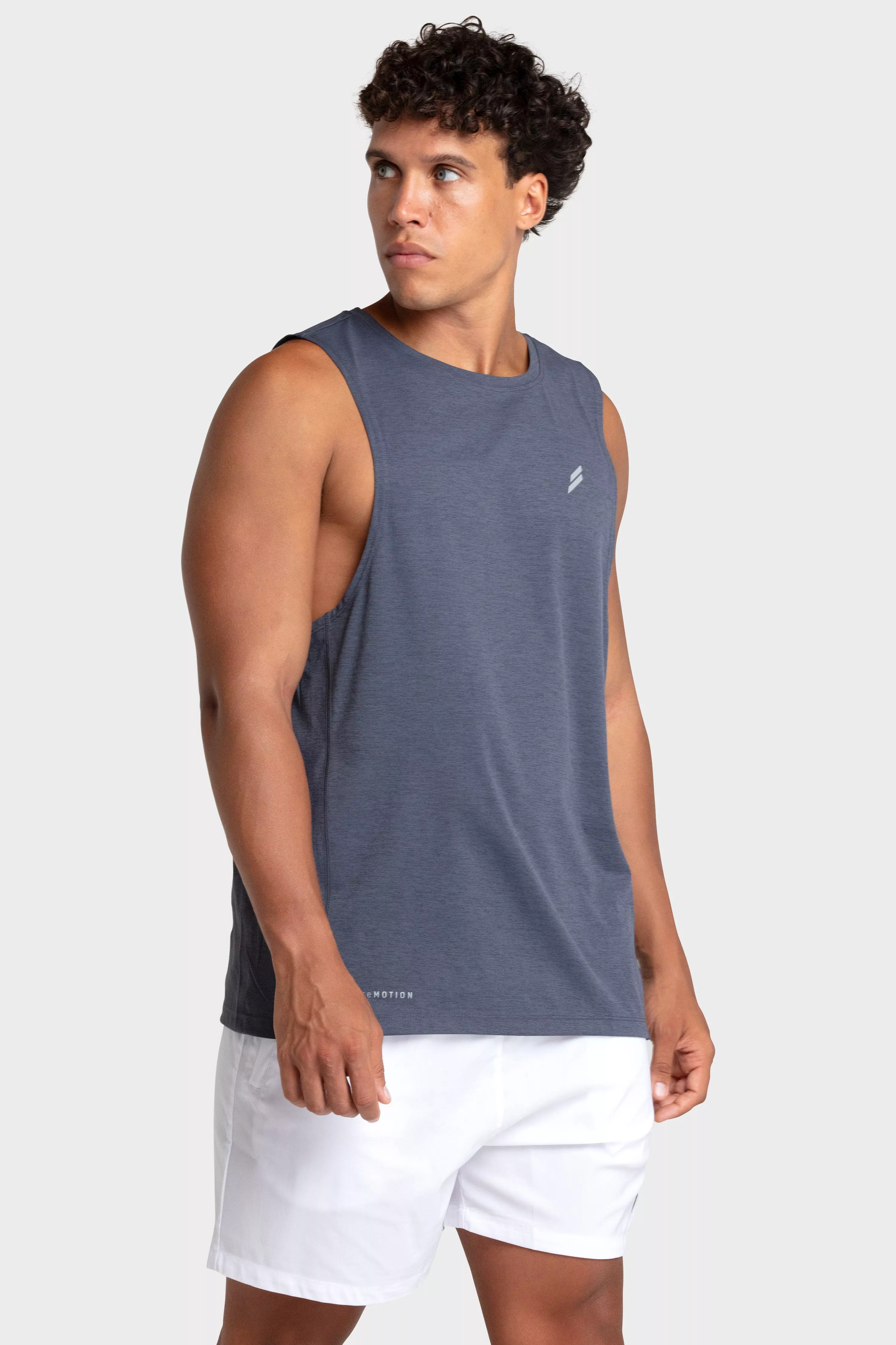 Puremotion Muscle Tank V3 - Charcoal Blue