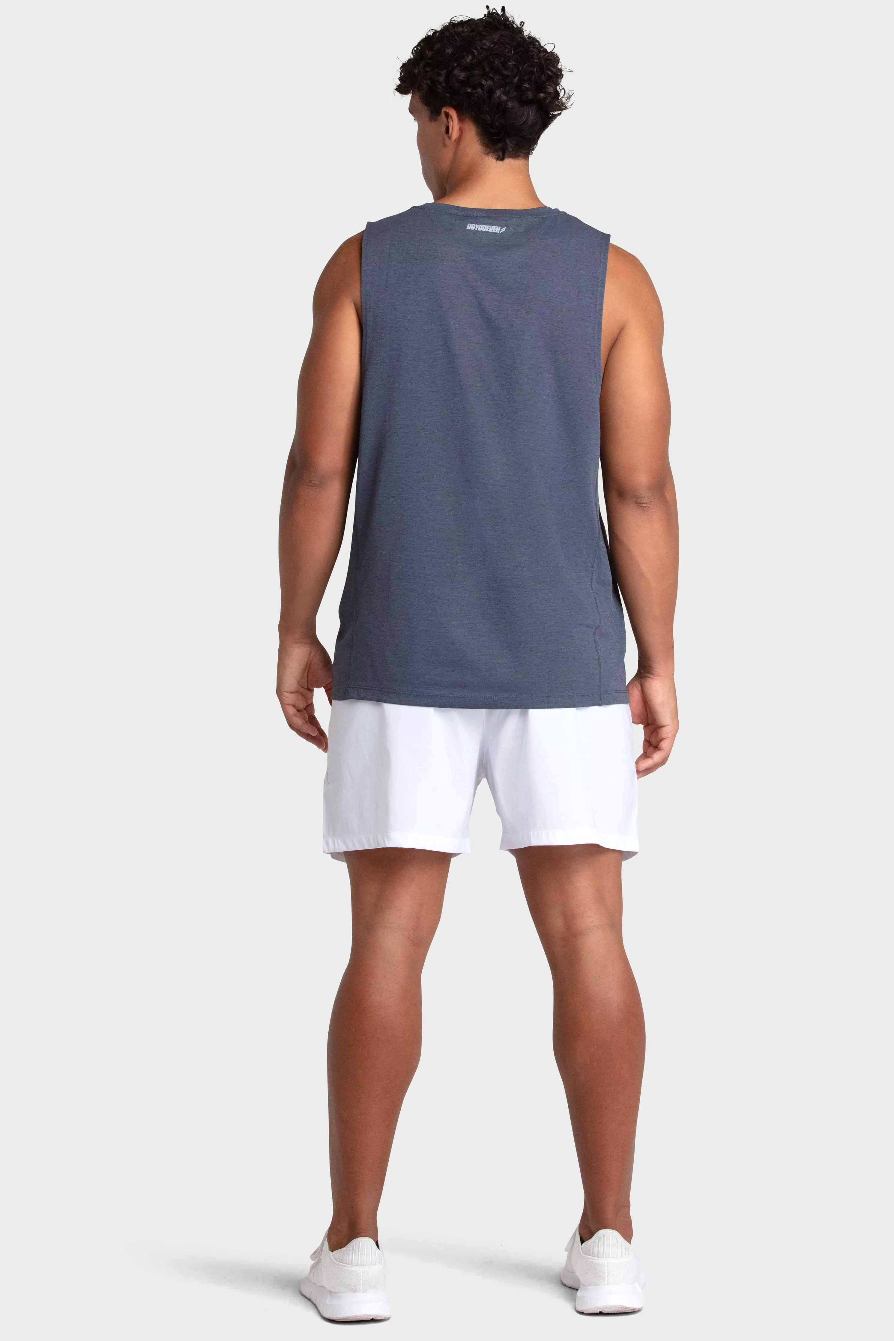 Puremotion Muscle Tank V3 - Charcoal Blue