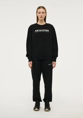 QUALIFY TRACKPANT IN BLACK