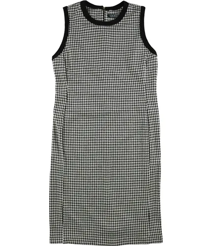 Ralph Lauren Womens Houndstooth Sheath Dress