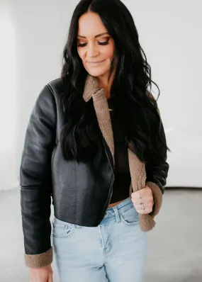 Roxy Sherpa Biker Jacket