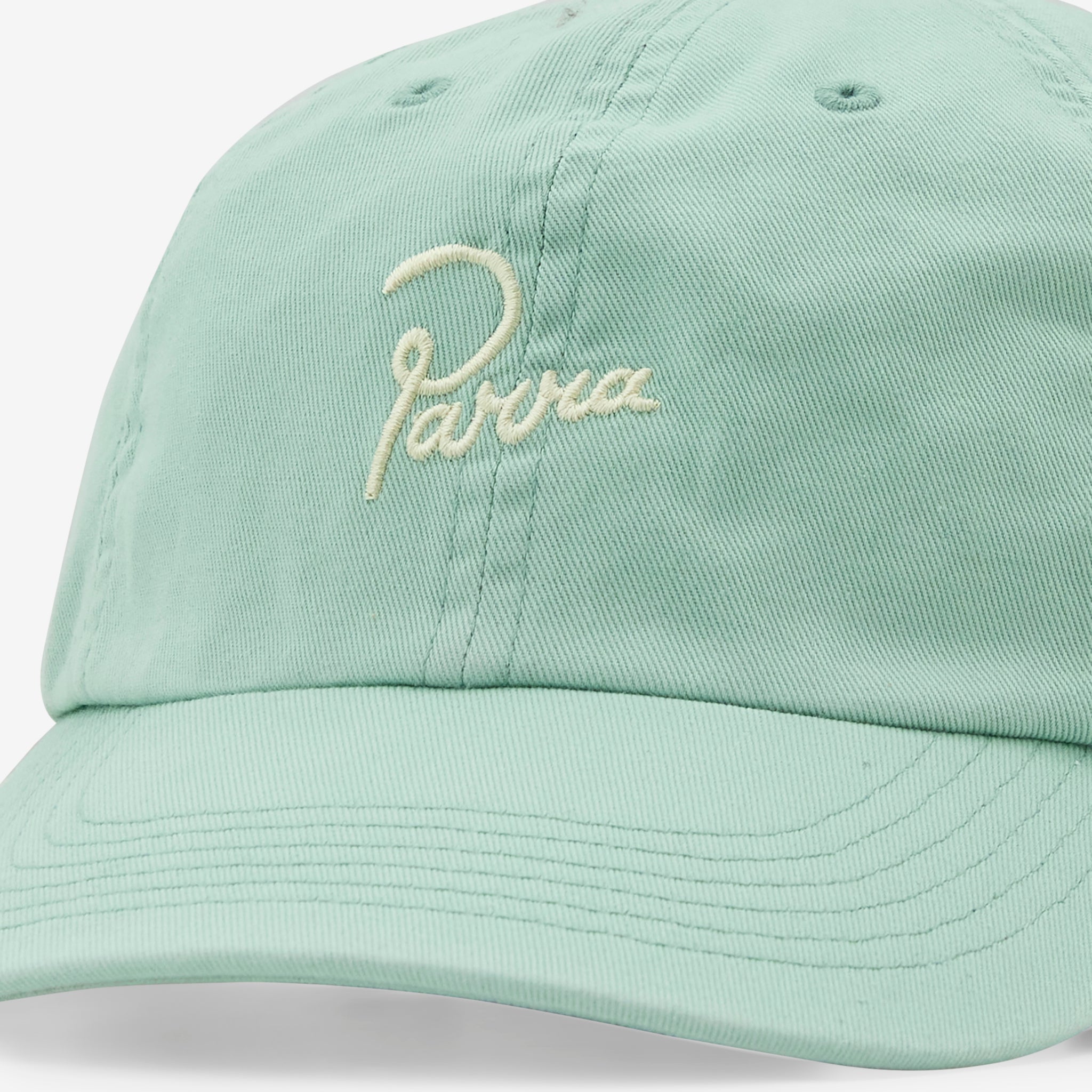 Script Logo 6 Panel Hat Sage Green