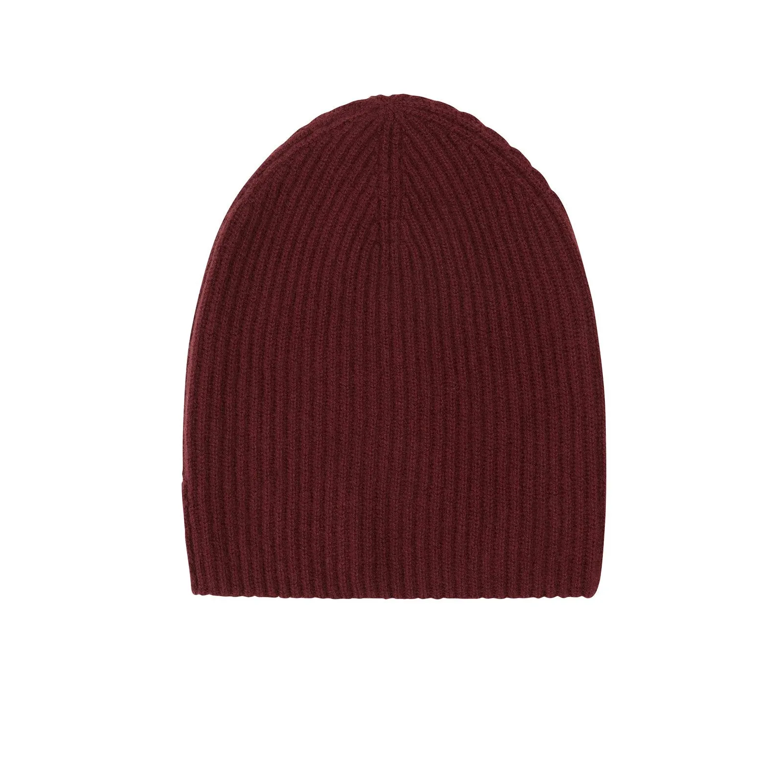 Signature Cashmere Ribbed Beanie