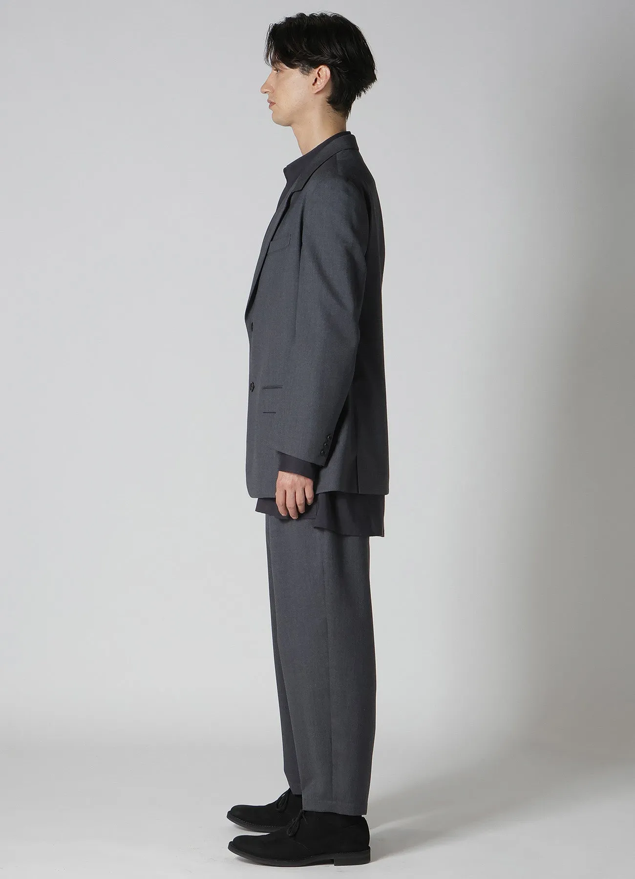 SUIT GABARDINE JACKET WITH 2-BUTTONS