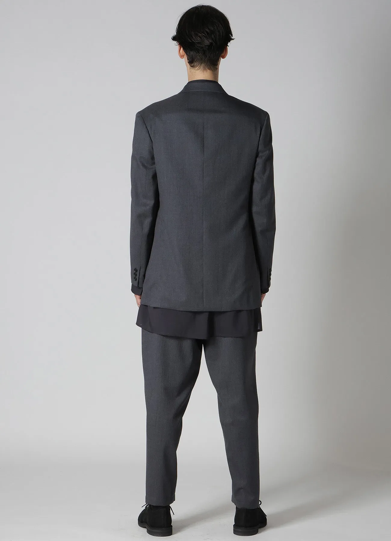 SUIT GABARDINE JACKET WITH 2-BUTTONS