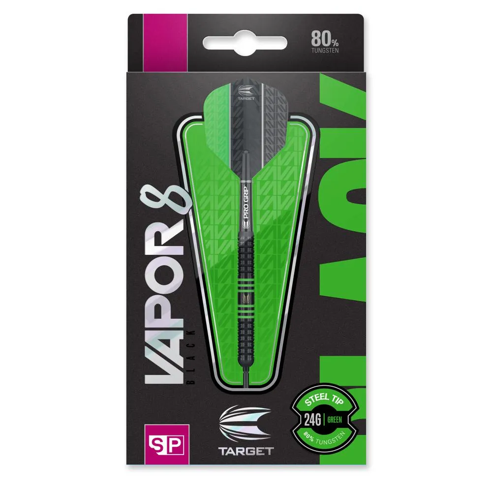 Target Vapor8 Black Green SP Steel Tip Darts