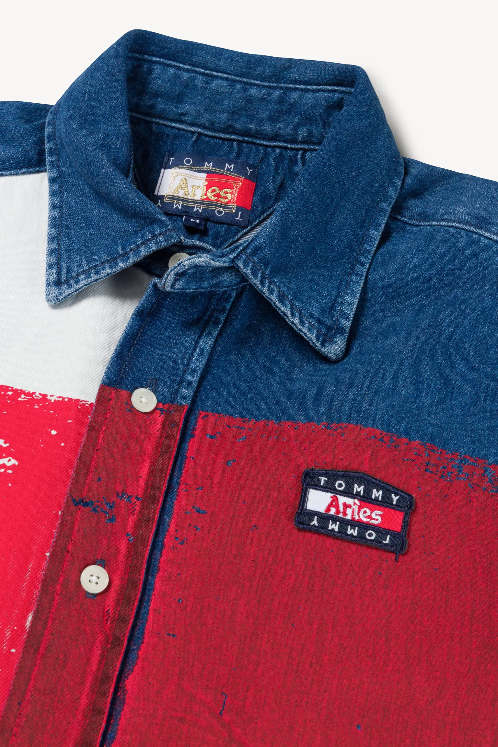 Tommy x Aries Denim Flag Shirt