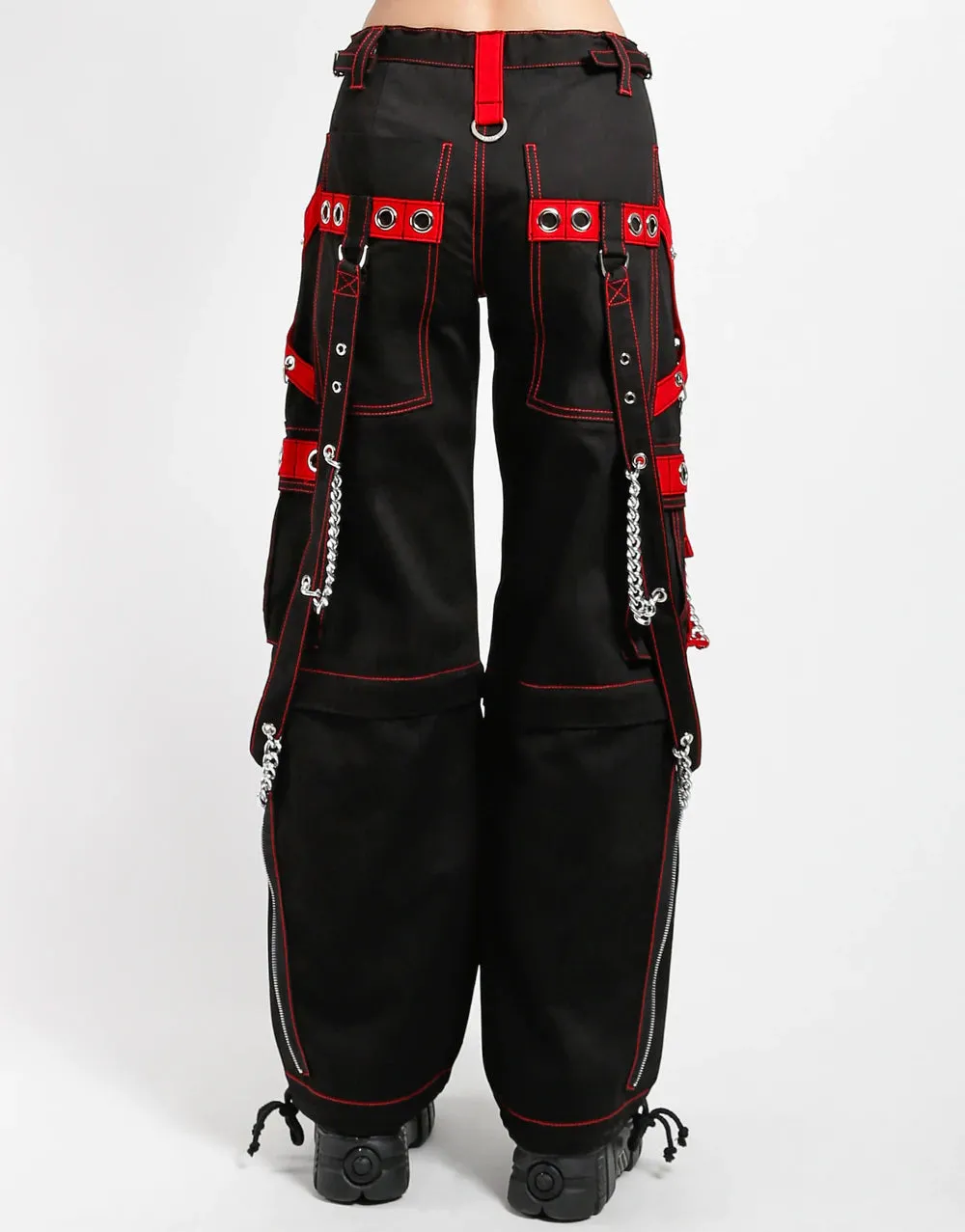 Tripp Rough Dark Street Black/Red Zip-off Pant