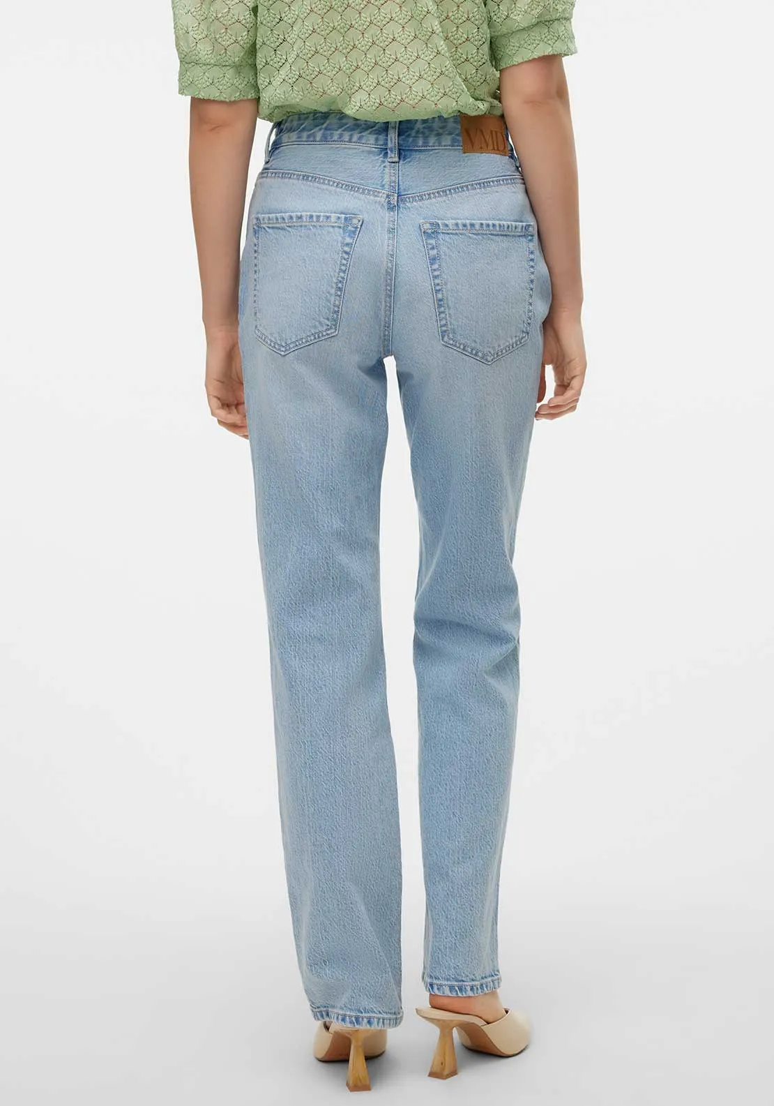 Vero Moda Tessa High Rise Straight Jeans, Blue