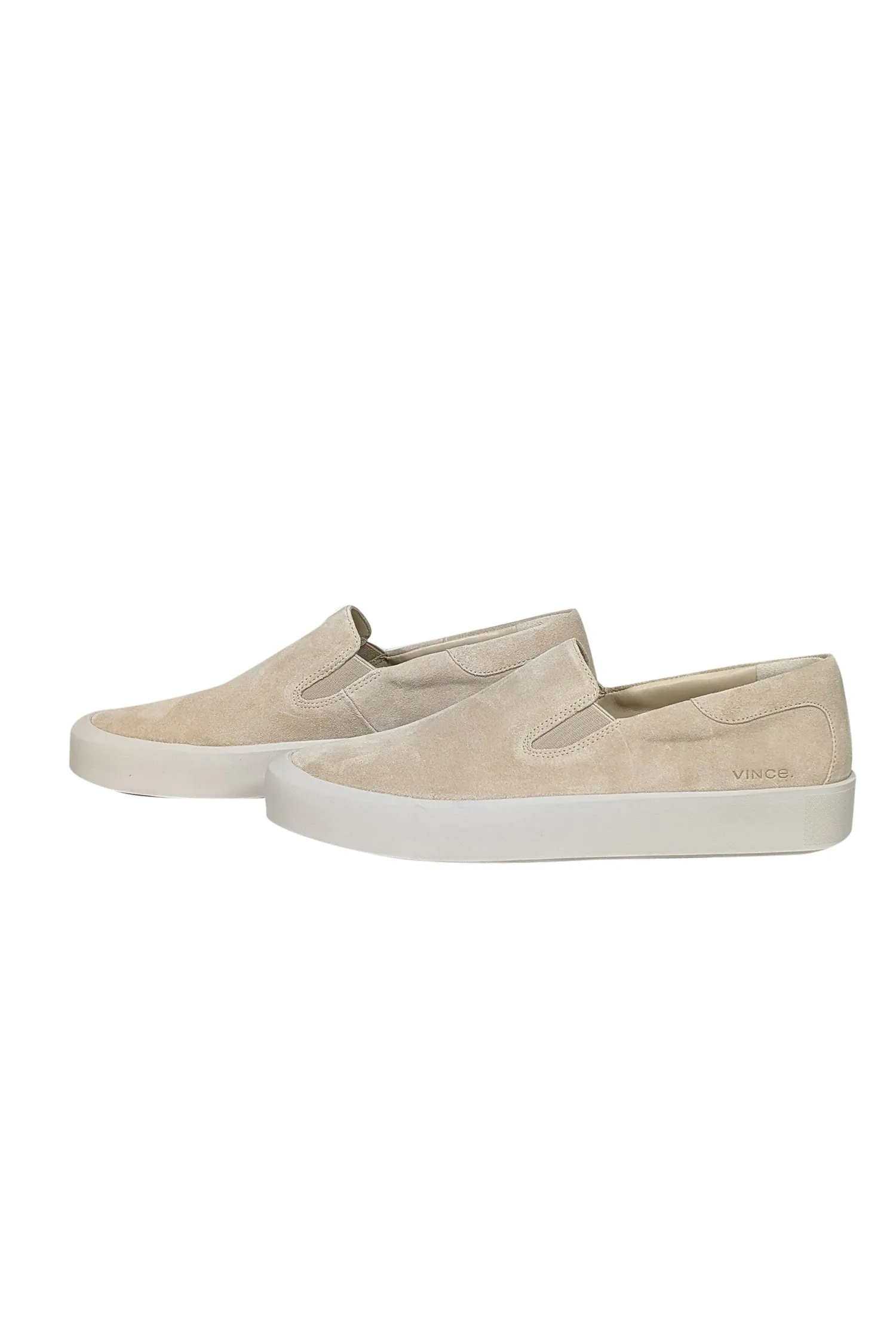 Vince - Beige Suede Slip On Sneakers Sz 9