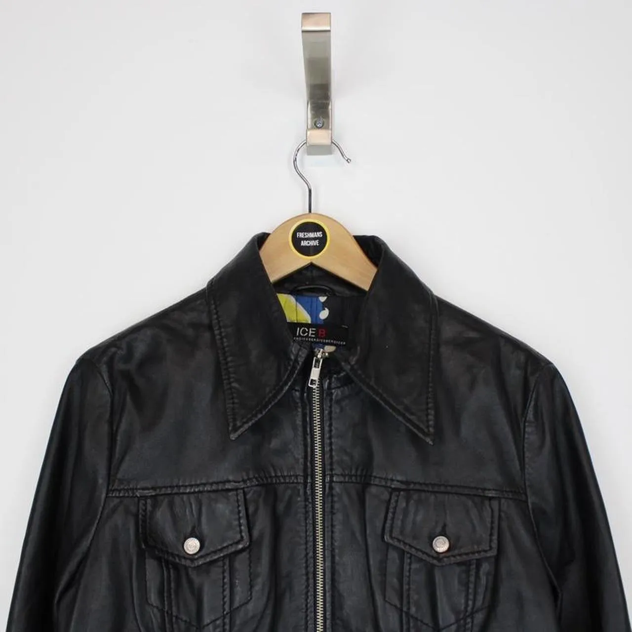 Vintage Iceberg Leather Jacket Large