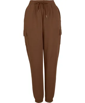 Women's Peached Cargo Trackpant in Chestnut | Postie