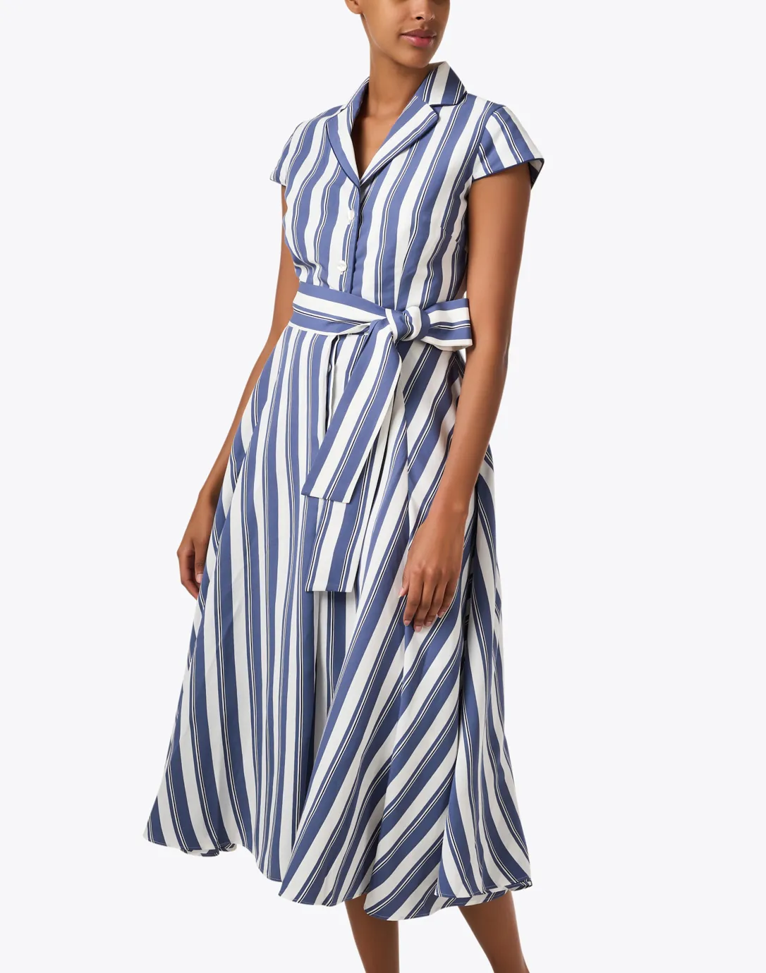 Zoe Blue Striped Dress